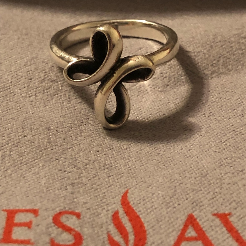 James Avery Ribbon Cross Ring Size 8!!